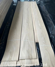 Veneer de madeira de carvalho branco americano, corte de coroa de 0,50 mm, painel AA