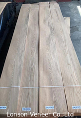 0.50mm White Oak Wood Veneer Painel de corte de coroa americana AAAGrade
