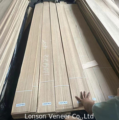 0.50mm White Oak Wood Veneer American Quarter Cut Panel Aaa Grau