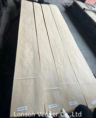 Veneer de carvalho branco americano natural de 0,4 mm 10 mm de largura Aplicar ao compensado