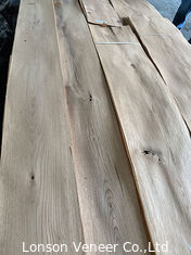 O quarto do folheado da madeira de carvalho branco do comprimento 120cm cortou a espessura de 0.7mm