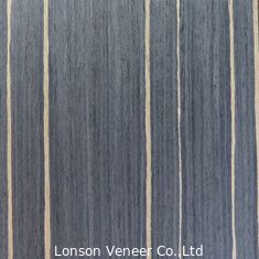 Ebony Reconstituted Wood Veneer 233-1S 250x64cm sem papel do velo