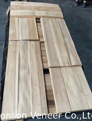 1.2mm Corte em fatias Veneer Hickory para piso de madeira compensada de qualidade ABCD