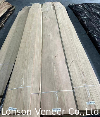 Espessura 0,50 mm Carvalho Branco Europeu Veneer Carvalho Nudo mercadorias em estoque 60.000/m2