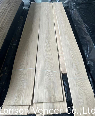 Veneer de madeira de carvalho branco americano, corte de coroa de 0,50 mm, painel AA