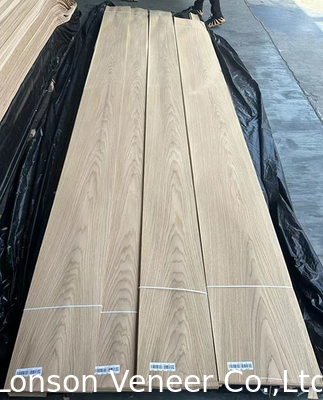 Veneer de madeira de carvalho branco americano, corte de coroa de 0,50 mm, painel AA