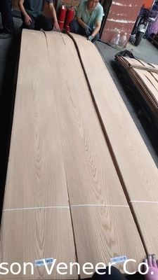 Veneer de Madeira de Carvalho Vermelho, Painel de Grau AAA Espessura 0,5 mm, mercadorias em stock
