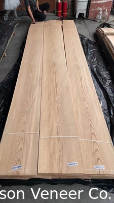 Veneer de Madeira de Carvalho Vermelho, Painel de Grau AAA Espessura 0,5 mm, mercadorias em stock