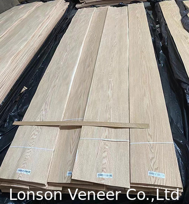 Coronado Red Oak Veneer Panel 0,5 mm Veneer de madeira AA Grade Porta de móveis