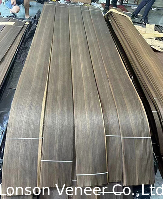0.5mm Quarter cut Fumado Madeira de Carvalho Europeu Veneer 250cm comprimento Para móveis