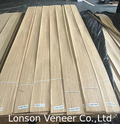 0.50mm White Oak Wood Veneer American Quarter Cut Panel Aaa Grau