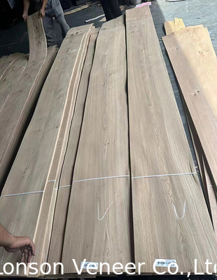 0.5mm Grade Knotty Branco Madeira de Carvalho Veneer Para Porta de Móveis de Estilo Retro
