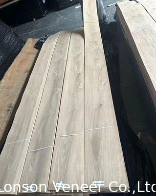 0.5mm Grade Knotty Branco Madeira de Carvalho Veneer Para Porta de Móveis de Estilo Retro