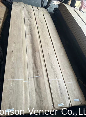 0.5mm Grade Knotty Branco Madeira de Carvalho Veneer Para Porta de Móveis de Estilo Retro
