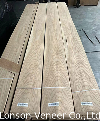 0.5mm espessura A Grau Branco Madeira de Carvalho Veneer Para Mobiliário de Porta