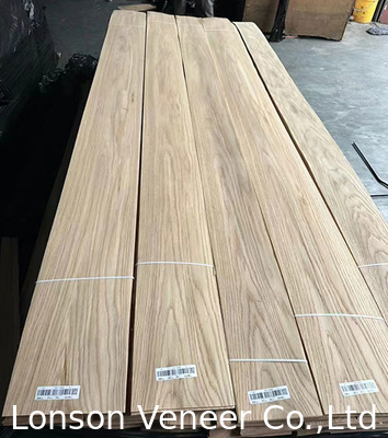 0.5mm espessura A Grau Branco Madeira de Carvalho Veneer Para Mobiliário de Porta