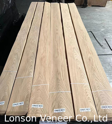 0.5mm espessura A Grau Branco Madeira de Carvalho Veneer Para Mobiliário de Porta