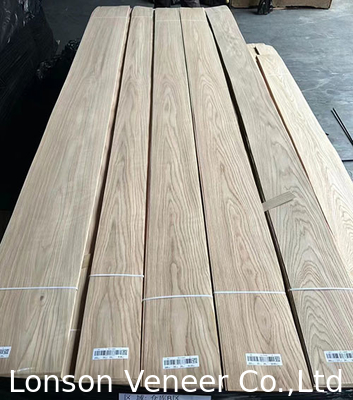 0.5mm espessura A Grau Branco Madeira de Carvalho Veneer Para Mobiliário de Porta