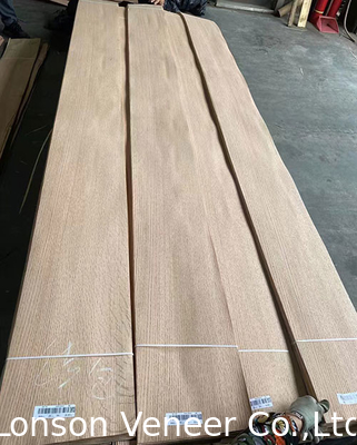 Quarteto reto Red Oak painel de revestimento natural espessura 0,5 mm AAAGrade