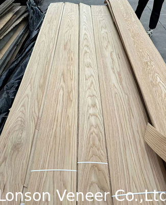 Espessura 0,5 mm Painel de revestimento de carvalho branco europeu Grau A Muito bom preço